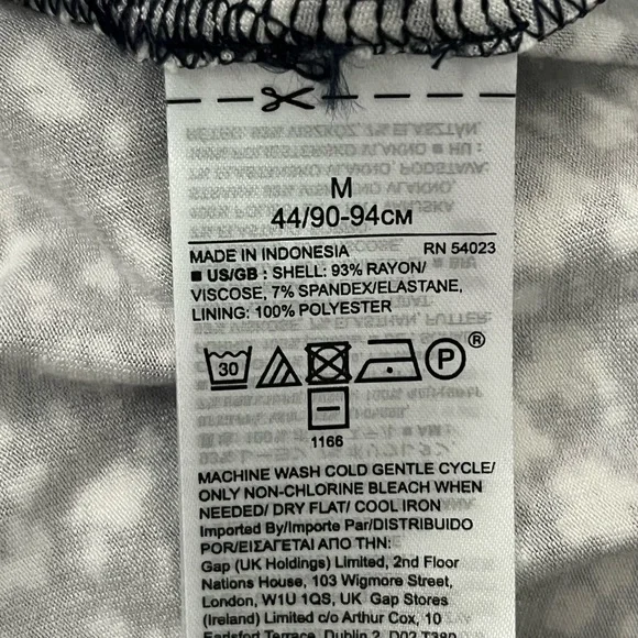 Banana Republic Drop Waist Flounce Hem T Shirt Dress Floral Print - Picture 9 of 9